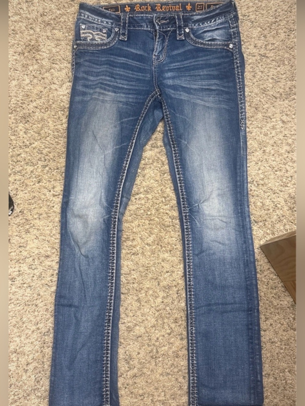 Rock Revival Women's Blue Skinny Stretch Jeans